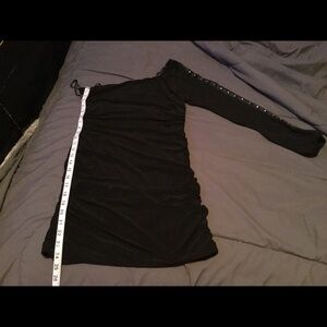 Lipstick Black Lace Mini Dress #129